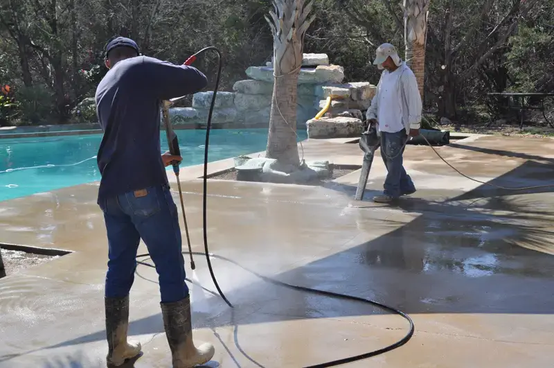 How To Acid Wash Or Acid Etch Concrete Concrete Ideas